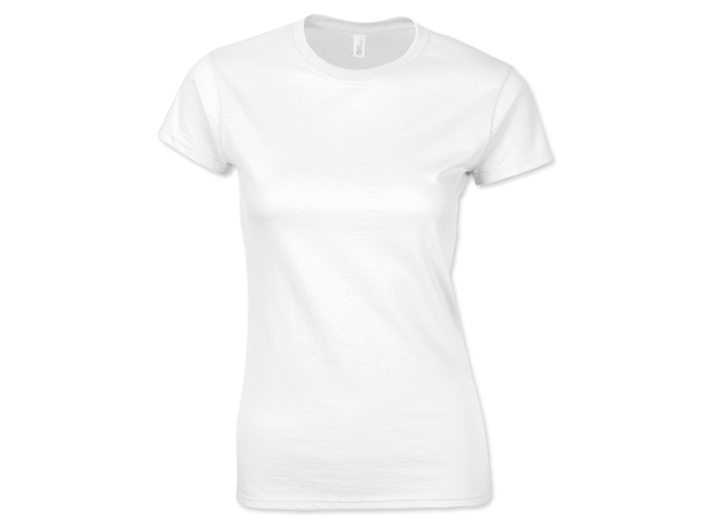 ZIKI WOMEN dámské tričko, 153 g/m2, vel. XXL, GILDAN, Bílá