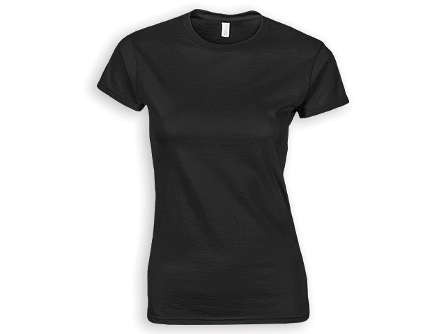 ZIKI WOMEN dámské tričko, 153 g/m2, vel. XXL, GILDAN, Černá