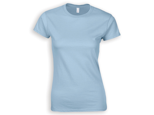 ZIKI WOMEN dámské tričko, 153 g/m2, vel. XXL, GILDAN, Světle modrá
