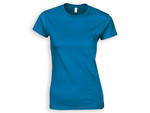 ZIKI WOMEN dámské tričko, 153 g/m2, vel. XXL, GILDAN, Nebesky modrá