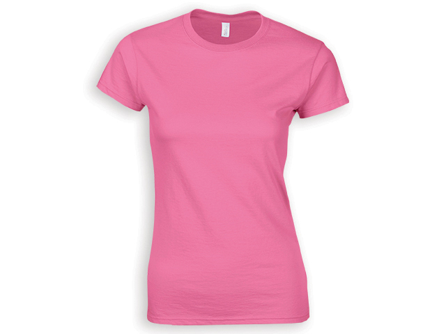 ZIKI WOMEN dámské tričko, 153 g/m2, vel. XXL, GILDAN, Růžová